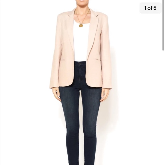 Joie Jackets & Blazers - Joie Beige Linen Mehira Blazer Jacket